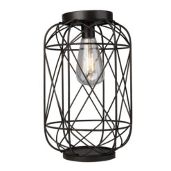 Solar LED Laterne - Aus Metall - Ca. 19,5 X 19,5 X 41 Cm