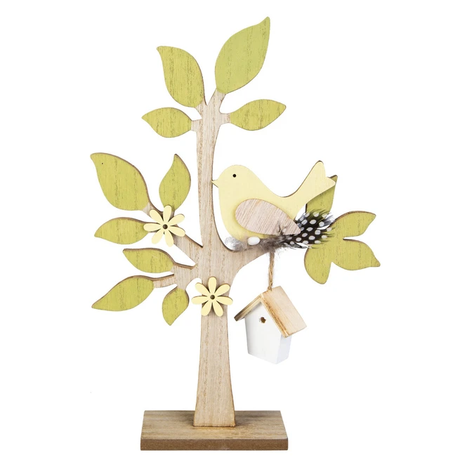 Dekobaum - Aus Holz - Ca. 21 X 5 X 31 Cm