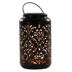 LED-Solarlaterne - Ca. 12,5 X 12,5 X 21,5 Cm