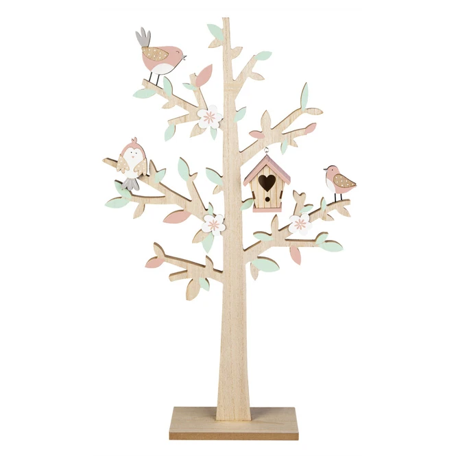 Dekobaum - Aus Holz - Ca. 35 X 6 X 56,5 Cm