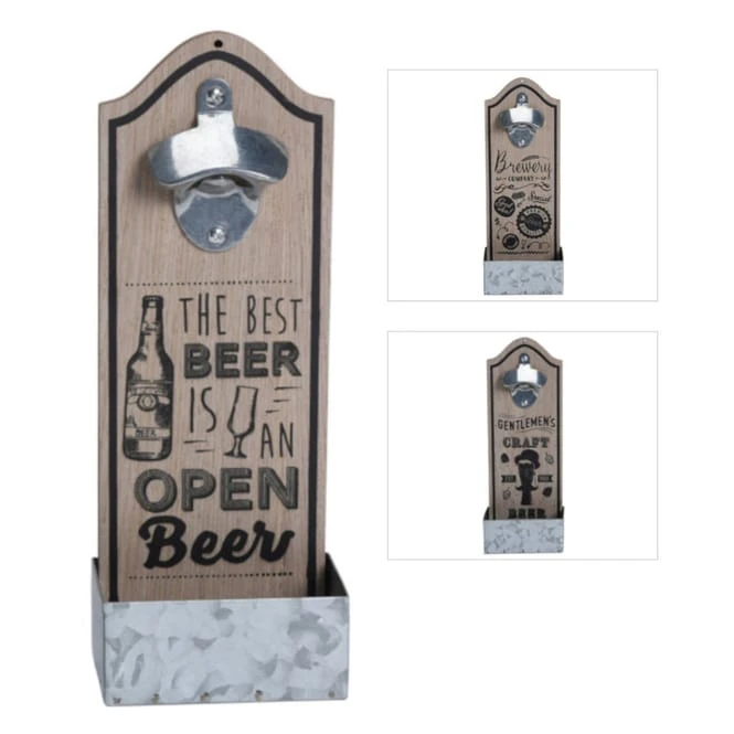 Wanddeko - Flaschenöffner - Aus Holz - Ca. 30,5 X 12 X 7 Cm - 1 Stück – Bild 4