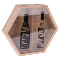 Flaschenverschluss-Sammler - Aus Holz - Ca. 35 X 7 X 30 Cm