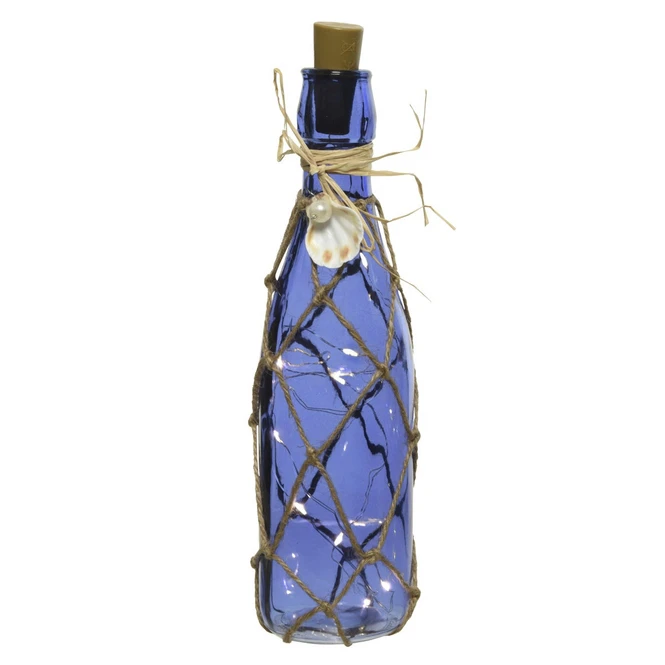 LED-Flasche - Aus Glas - Ca. 28 Cm - 1 Stück – Bild 4