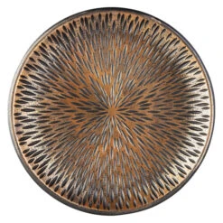 Dekoteller Kupfer/schwarz - Ca. 30 X 30 X 3 Cm