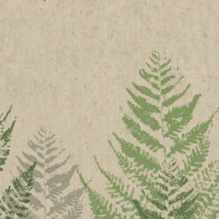 25 Servietten - Farn - Ca. 33 X 33 Cm