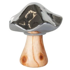 Pilz - Aus Holz - Ca. 10 X 10 X 12 Cm