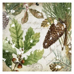 20 Servietten - Winterwald - Ca. 33 X 33 Cm