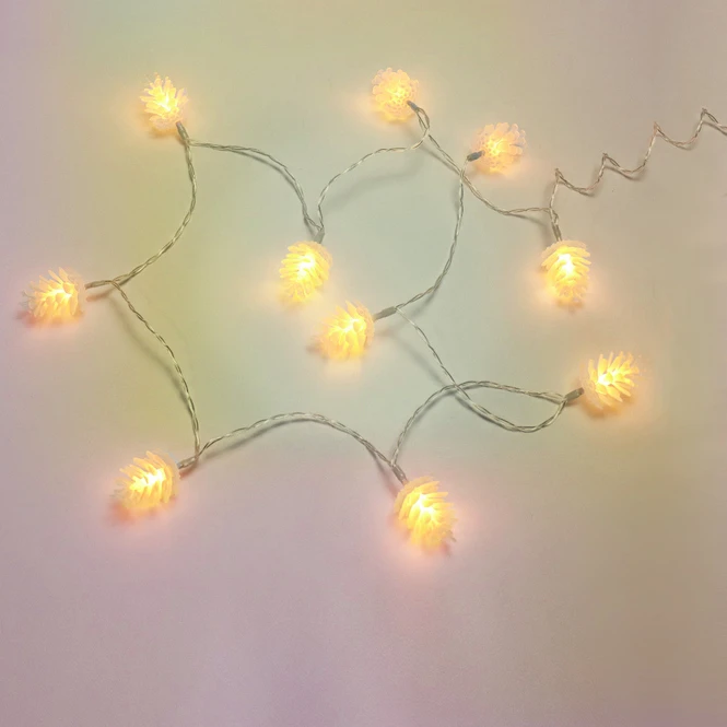 Lichterkette Zapfen - Mit 10 LED - Ca. 165 Cm – Bild 2