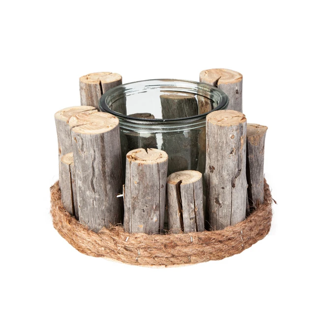 Windlicht Rund - Ca. 18 X 18 X 11 Cm – Bild 2