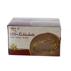 Lichterkette - Ringe Und Perlen - Gold - Ca. 120 Cm