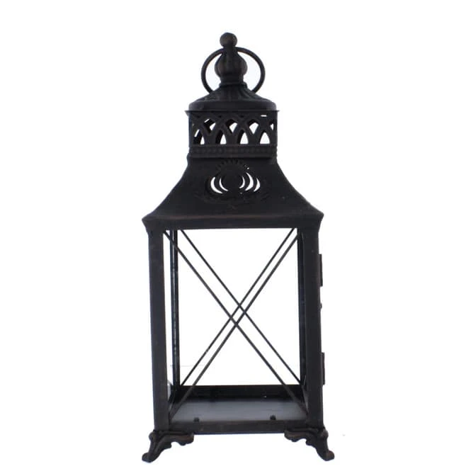 Laterne - Bronze Antik - Ca. 14 X 14 X 33 Cm