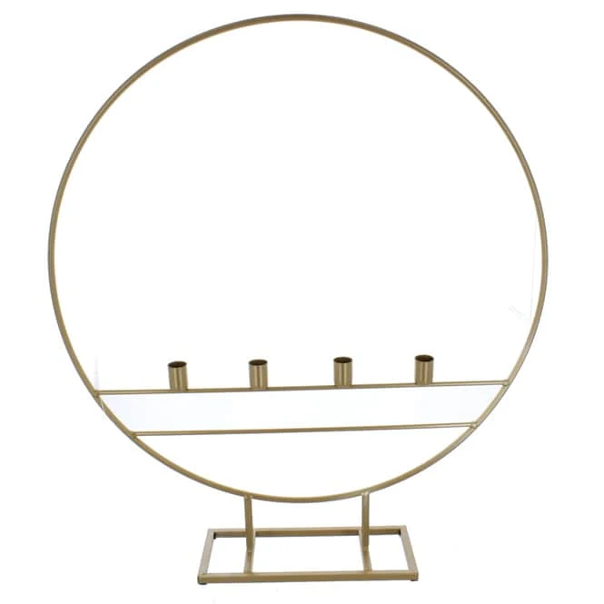 Adventskerzenhalter Dekoring - Gold - Ca. 60 X 8 X 68 Cm