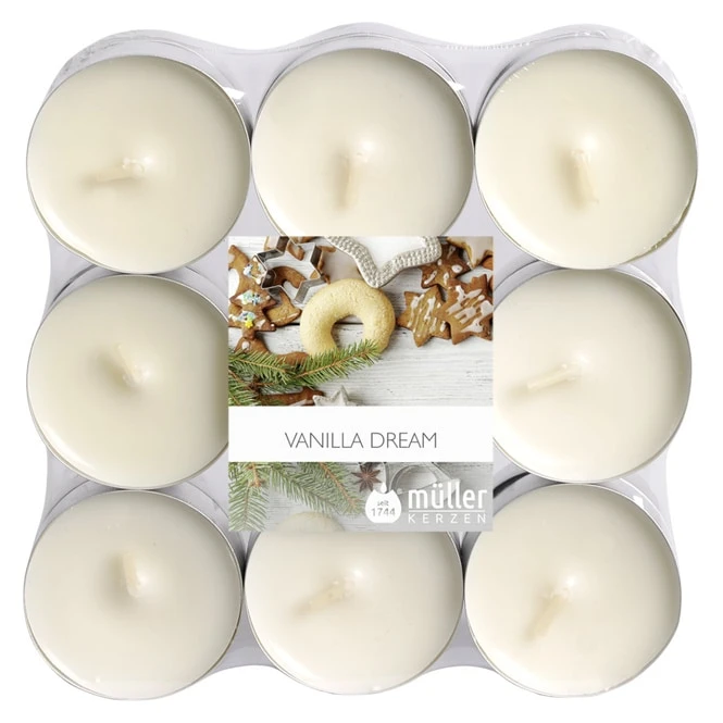 Teelichter - Ø = Ca. 4 Cm - 18 Stück - Vanille