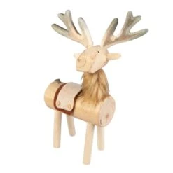 Rentier - Aus Holz - Ca. 24 X 24 X 48 Cm - 1 Stück
