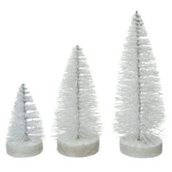Tannenbaum-Set - Weiß - 3-teilig