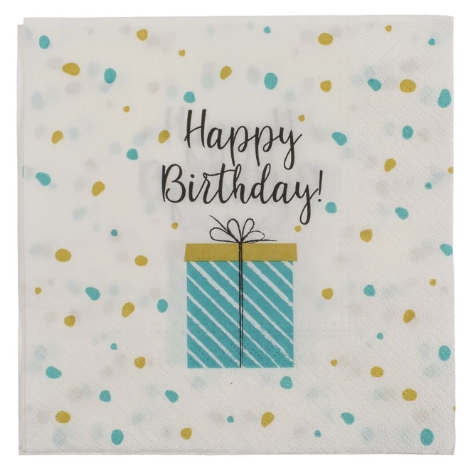 Out Of The Blue 20 Servietten - Geschenk - Ca. 33 X 33 Cm