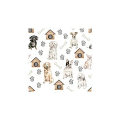 20 Servietten - Hunde - Ca. 33 X 33 Cm