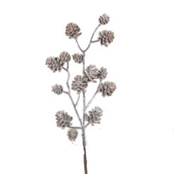 Glitzer-Zapfenzweig - Ca. 51 Cm