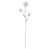 Gartenstecker - Blumen - Grau - Aus Metall - Ca. 110 X 31 Cm