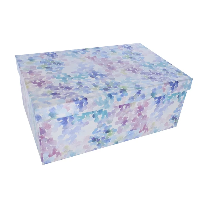 Geschenkbox - XL - Bunte Punkte - Aus Papier - Ca. 32,5 X 21,5 X 13,5 Cm