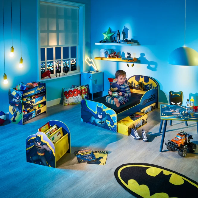 Batman - Kinderbett Mit Stauraum - Blau - Ca. 70 X 140 Cm – Bild 5
