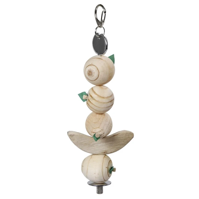 KERBL Nagerzubehör - Knabberfrüchte Natur - Aus Holz - 5 Stück – Bild 2