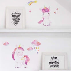 Wandtattoo - Einhorn - Set 2