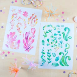 Wandtattoo - Meerjungfrau - Set 1