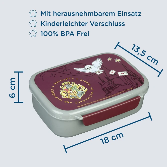 Undercover Harry Potter - Scooli Brotdose - Mit Einsatz – Bild 4