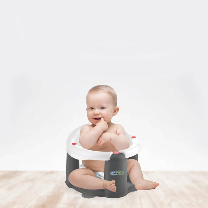 Baby Jem - Bade- Und Füttersitz - Weiß – Bild 2