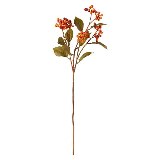 Beerenzweig - Ca. 55 Cm - Orange