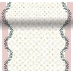 Tischläufer - Tannenäste - Rosa - Ca. 4,8 X 0,4 M