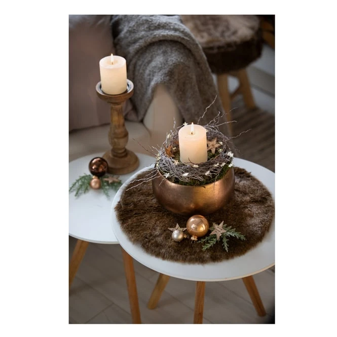 Streudeko - Sterne - Aus Holz - Ø = 5 Cm - 80 Stück – Bild 2