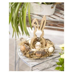 Dekohase - Aus Holz - 12 X 2,5 X 26 Cm