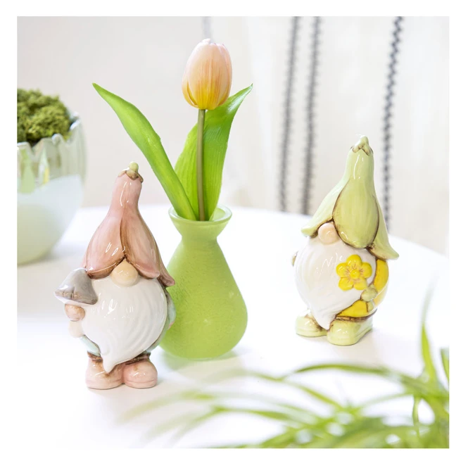 Wichtel - Aus Keramik - Ca. 8,5 X 6,5 X 14 Cm - Verschiedene Farben – Bild 2