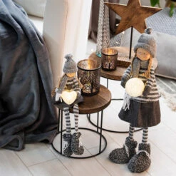 Standdeko - Stern - Aus Holz - Ca. 25 X 7 X 35 Cm