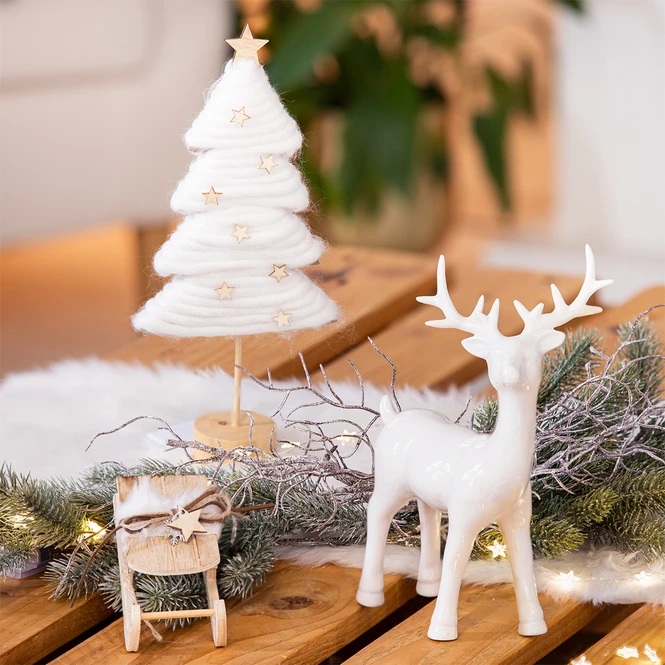 Dekobaum - Aus Holz - Ca. 12,5 X 6 X 35,5 Cm – Bild 2