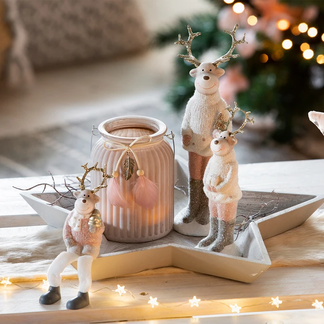 Windlicht - Federn - Aus Glas - Ca. 11 X 14,5 Cm – Bild 2