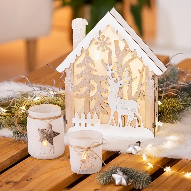 Teelichtglas - Stern - Ca. 7,5 X 8 Cm – Bild 2