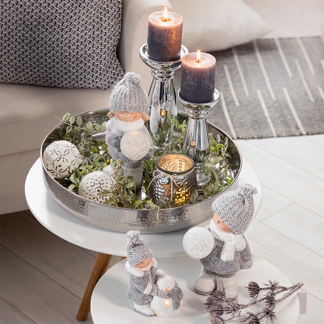 Kerzenständer - Aus Dolomit - Ca. 10 X 10 X 27 Cm – Bild 2