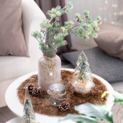 Teelichtglas - Rentier - Ca. 7,5 X 8 Cm - 1 Stück