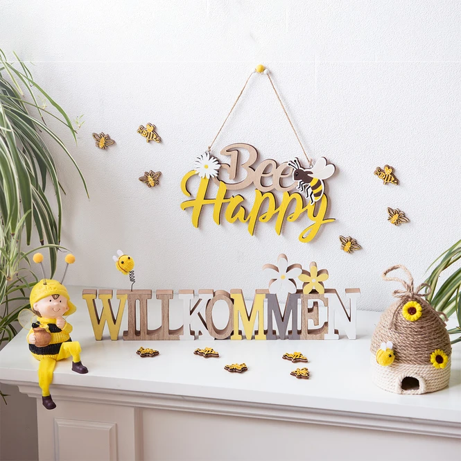 Dekohänger - Bienenstock - Ca. 10,5 X 13,5 Cm – Bild 2