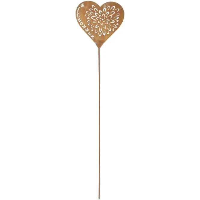 Pflanzenstecker - Herz - 75 Cm – Bild 2