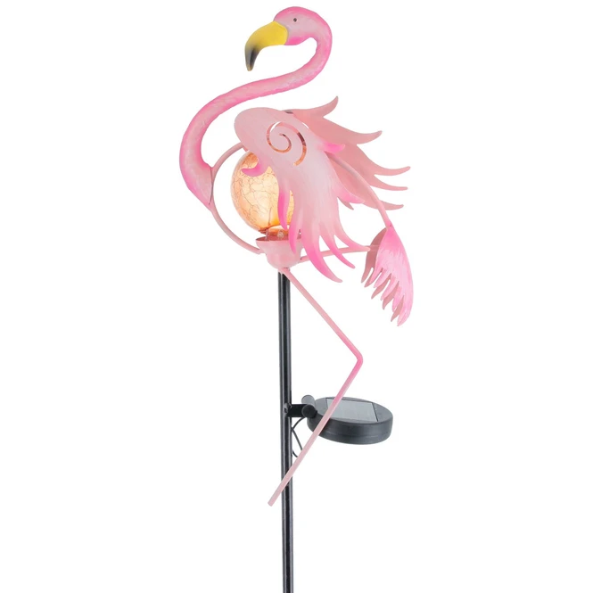 LED-Solarstecker - Flamingo - 18,5 X 112 Cm