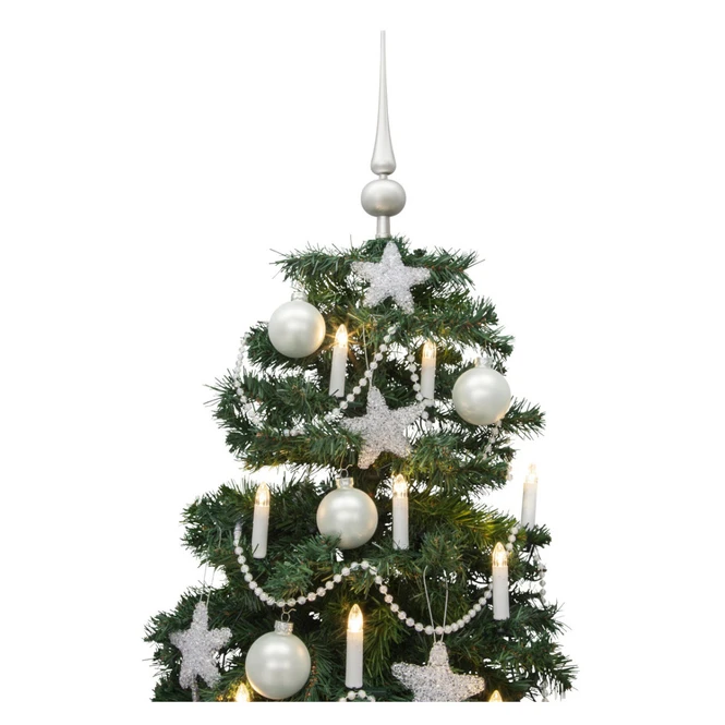 Christbaumspitze - Silber - 1 Stück