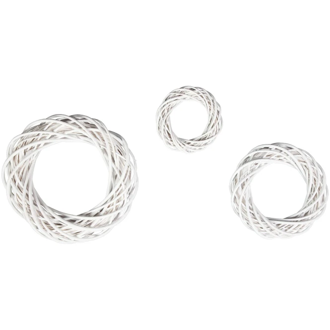 Dekokranz - Aus Weißer Spaltweide - Verschiedene Größen – Bild 3